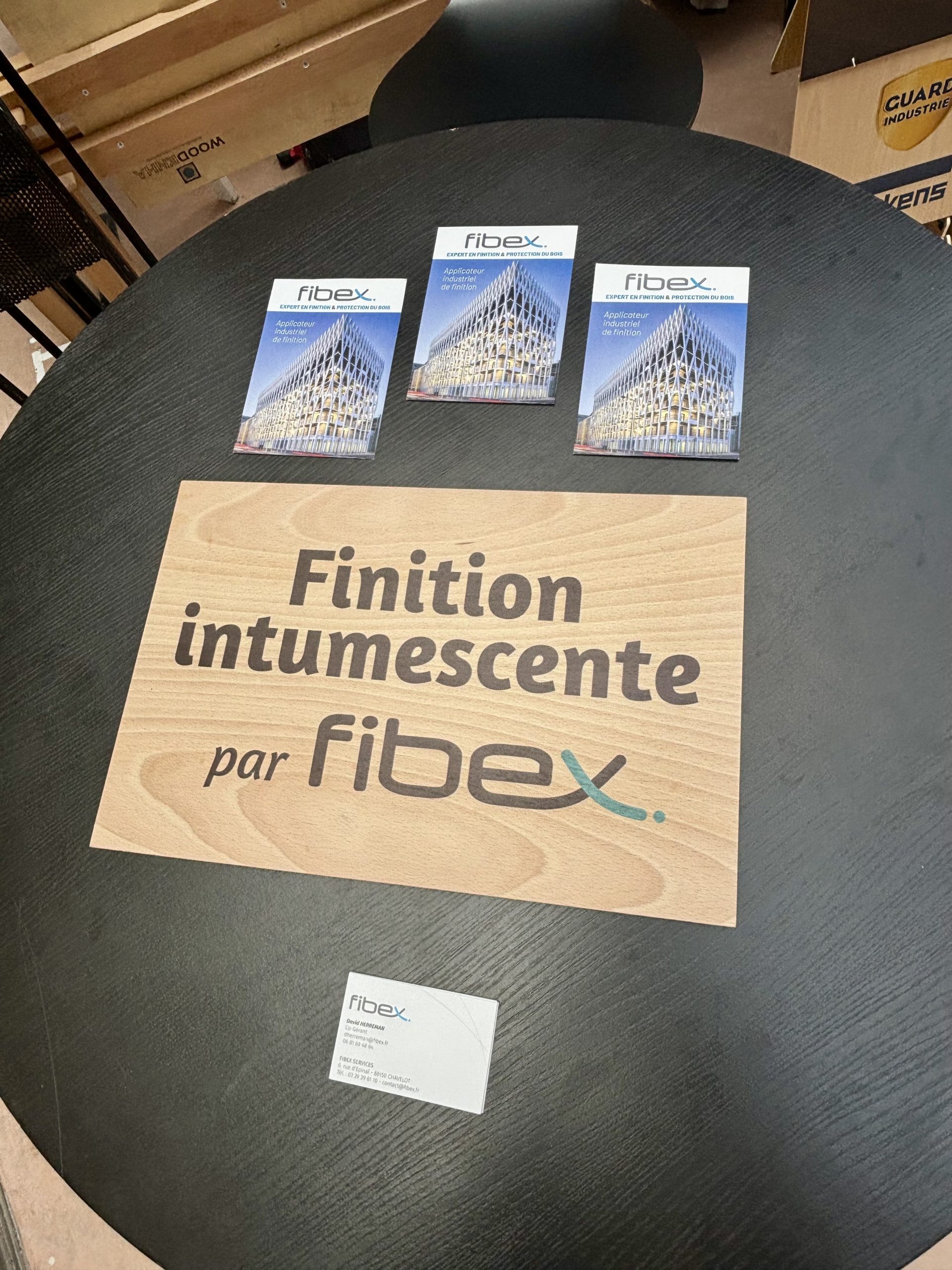 Table stand Fibex FBC 2025 Paris